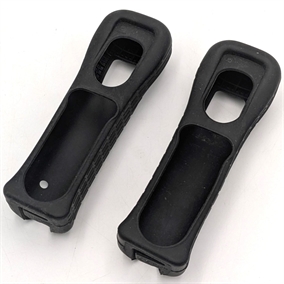 Sort Wii Controller Silikone Cover - 2stk - Nintendo Wii Tilbehør (B Grade) (Genbrug)
